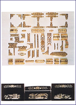 八三河仏壇（錺金具・蒔絵）